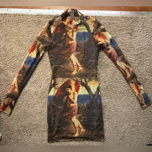 AKIRA Dresses & Skirts - AKIRA brand Woman’s size small Watercolor painting dress Like new condition